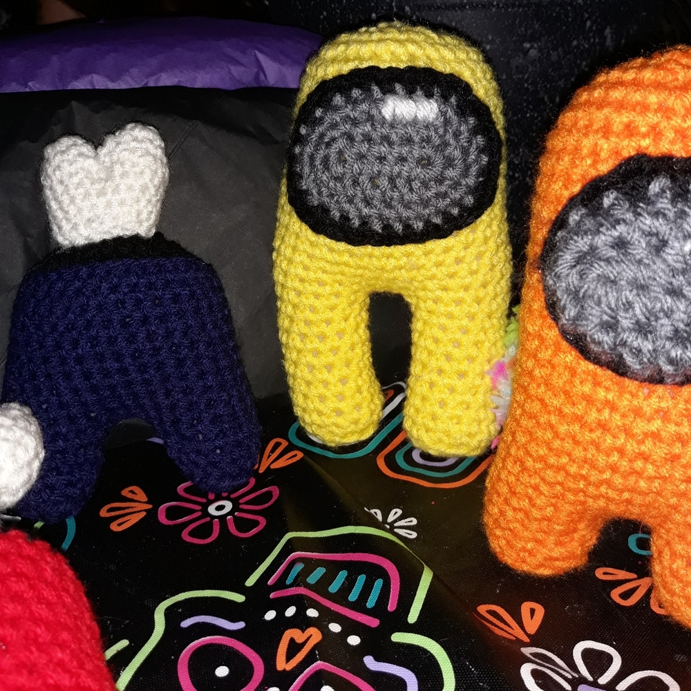Handmade Among Us plushies